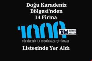 2020 Yılı İlk 1000 İhracatçı Firma Listesinde Bölgemizden 14 Firma Yer Aldı